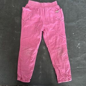 Boden Girls' Pink Elastic Waist Corduroy Pants